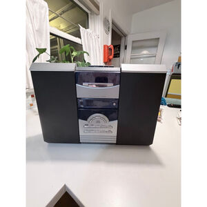 Vintage 2001 Compact Stereo System CD Cassette AM/FM Radio w/ Speakers – Tested